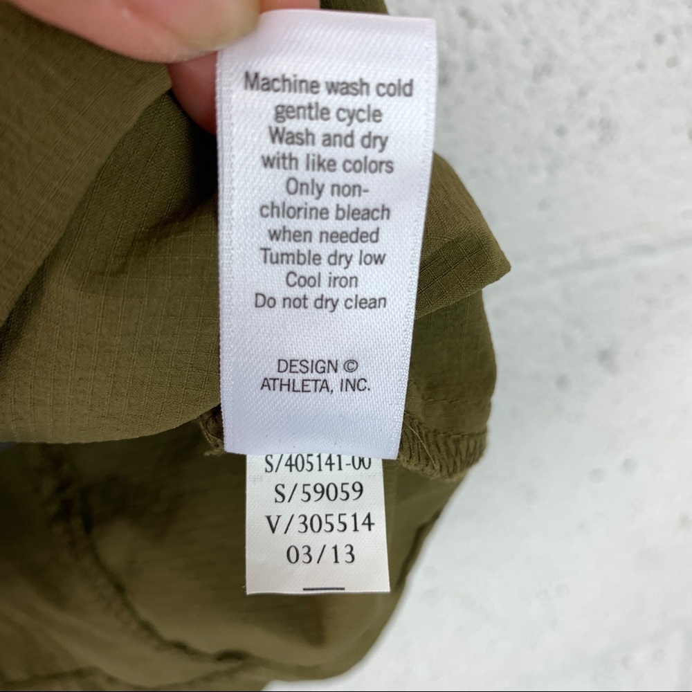 Athleta Hit the Trail Skort Skirt, Size 4, Green - Picture 9 of 11